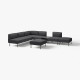 6-os sofa moduł ze stolikiem pomoc, Gunnared/ciemnoszary metal LILLEHEM 395.747.52