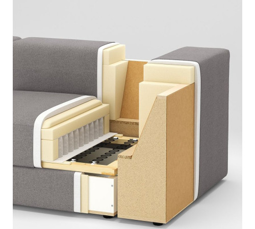 4,5 osobowa sofa modułowa, Samsala granatowy JÄTTEBO 396.077.19