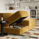 Sofa modułowa, 2-osobowa, Samsala żółtobrązowy JÄTTEBO 396.082.62