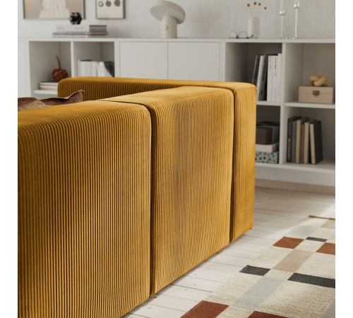 Sofa modułowa, 2-osobowa, Samsala żółtobrązowy JÄTTEBO 396.082.62