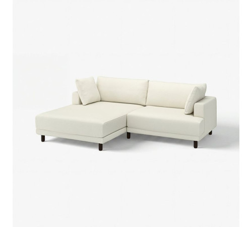 Sofa modułowa, 3-osobowa, z szezlongiem, lewy/Axvall kremowy UPPÅKRA 396.140.55