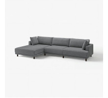 4,5 osobowa sofa modułowa, z szezlongiem, lewy/Johanneshov ciemnoszary UPPÅKRA 396.140.84