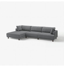 4,5 osobowa sofa modułowa, z szezlongiem, lewy/Johanneshov ciemnoszary UPPÅKRA 396.140.84