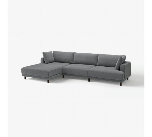 4,5 osobowa sofa modułowa, z szezlongiem, lewy/Johanneshov ciemnoszary UPPÅKRA 396.140.84