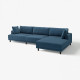 4,5 osobowa sofa modułowa, z szezlongiem, prawy/Samsala granatowy UPPÅKRA 396.141.40