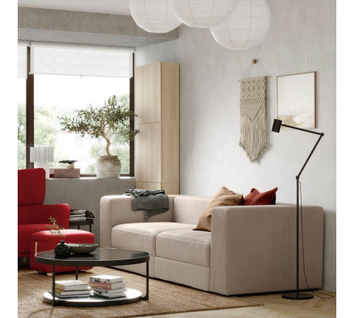 Sofa modułowa, 3-osobowa, Samsala szarobeżowy JÄTTEBO 494.851.33