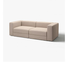 Sofa modułowa, 3-osobowa, Samsala szarobeżowy JÄTTEBO 494.851.33