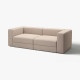 Sofa modułowa, 3-osobowa, Samsala szarobeżowy JÄTTEBO 494.851.33