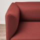 2-os sofa moduł ze stolik bocznym, Gunnared/brązowoczerwony drewno LILLEHEM 495.697.45