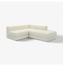 Modułowa sofa naroż 2,5 os z szezl, prawy/Axvall kremowy JÄTTEBO 496.082.14