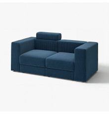 Sofa modułowa, 2-osobowa, z zagłówkiem/Samsala granatowy JÄTTEBO 496.082.90