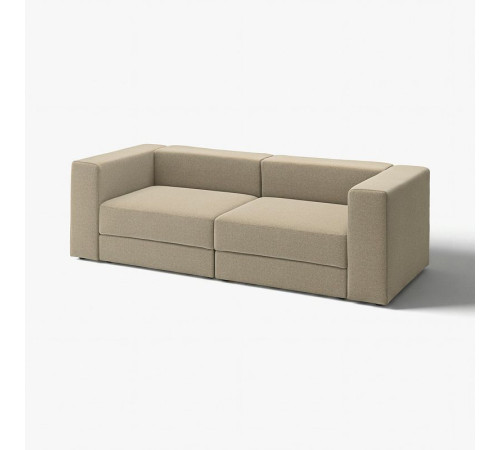 Sofa modułowa, 3-osobowa, Johanneshov brązowobeżowy JÄTTEBO 496.083.32