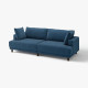 Sofa modułowa, 3-osobowa, Samsala granatowy UPPÅKRA 496.140.50