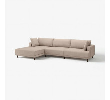 4,5 osobowa sofa modułowa, z szezlongiem, lewy/Samsala szarobeżowy UPPÅKRA 496.140.88