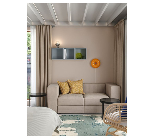 Sofa modułowa, 2-osobowa, Samsala szarobeżowy JÄTTEBO 594.714.04