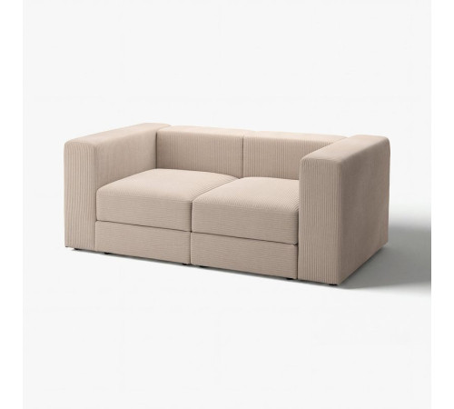 Sofa modułowa, 2-osobowa, Samsala szarobeżowy JÄTTEBO 594.714.04