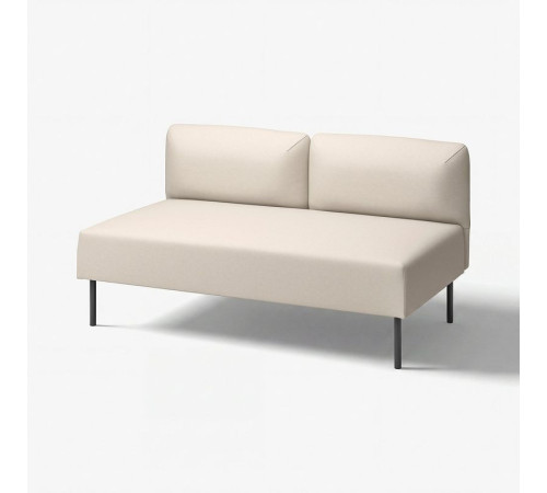 Moduł 2-osobowy, Vissle/beżowy metal LILLEHEM 595.360.14