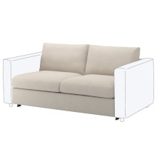 Sekcja 2-os sofa rozkładana, Gunnared beżowy VIMLE 595.452.21