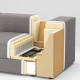 Sofa modułowa, 2-osobowa, Samsala ciemnobrązowy JÄTTEBO 596.082.61