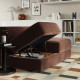 Sofa modułowa, 2-osobowa, Samsala ciemnobrązowy JÄTTEBO 596.082.61