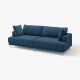 Sofa modułowa, 3-osobowa, Samsala granatowy UPPÅKRA 596.130.07