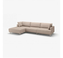 4,5 osobowa sofa modułowa, z szezlongiem, lewy/Samsala szarobeżowy UPPÅKRA 596.130.45