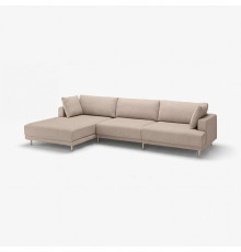 4,5 osobowa sofa modułowa, z szezlongiem, lewy/Samsala szarobeżowy UPPÅKRA 596.130.45