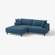 Sofa modułowa, 3-osobowa, z szezlongiem, lewy/Samsala granatowy UPPÅKRA 596.140.59
