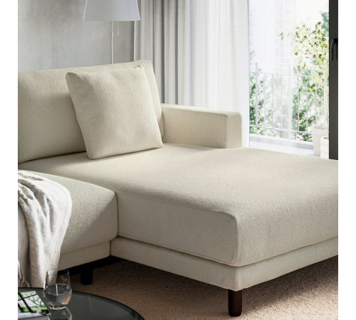 Sofa modułowa, 3-osobowa, z szezlongiem, prawy/Axvall kremowy UPPÅKRA 596.140.64