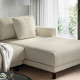 Sofa modułowa, 3-osobowa, z szezlongiem, prawy/Axvall kremowy UPPÅKRA 596.140.64