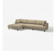 4,5 osobowa sofa modułowa, z szezlongiem, lewy/Johanneshov brązowobeżowy UPPÅKRA 596.140.83