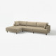 4,5 osobowa sofa modułowa, z szezlongiem, lewy/Johanneshov brązowobeżowy UPPÅKRA 596.140.83