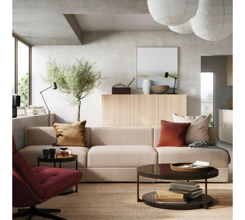 4,5 osobowa sofa modułowa, Samsala szarobeżowy JÄTTEBO 694.850.85