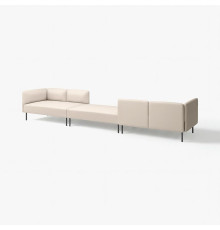 6-osobowa sofa modułowa, Vissle/beżowy metal LILLEHEM 695.362.16