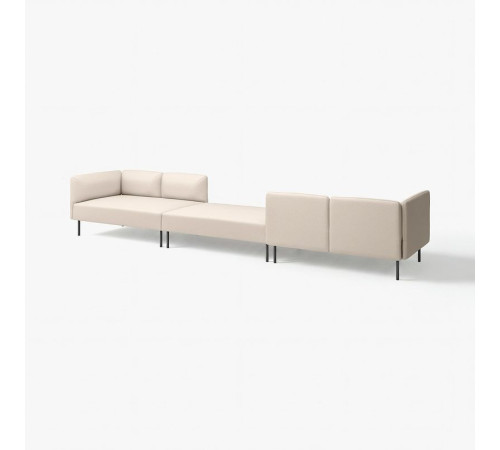 6-osobowa sofa modułowa, Vissle/beżowy metal LILLEHEM 695.362.16