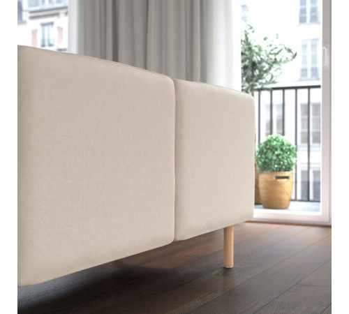 6-osobowa sofa modułowa, Vissle/beżowy drewno LILLEHEM 695.362.21