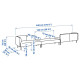 6-osobowa sofa modułowa, Vissle/beżowy drewno LILLEHEM 695.362.21