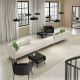 6-osobowa sofa modułowa, Vissle/beżowy drewno LILLEHEM 695.362.21