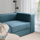 Sofa modułowa, 3-osobowa, Axvall ciemny szaroniebieski JÄTTEBO 696.083.31