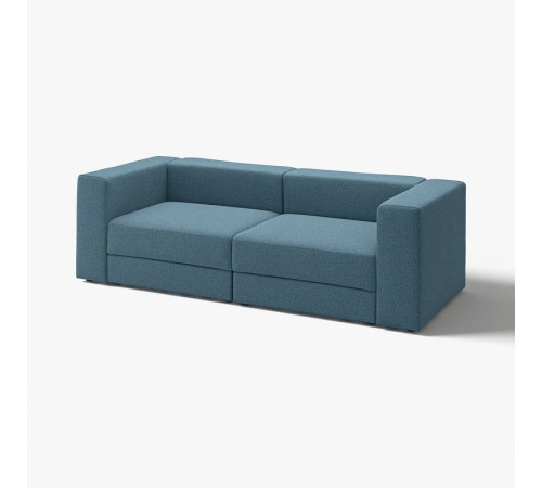 Sofa modułowa, 3-osobowa, Axvall ciemny szaroniebieski JÄTTEBO 696.083.31