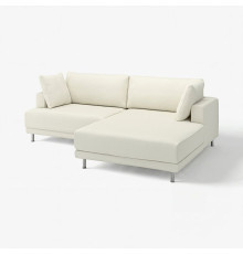 Sofa modułowa, 3-osobowa, z szezlongiem, prawy/Axvall kremowy UPPÅKRA 696.130.21