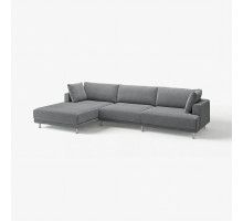 4,5 osobowa sofa modułowa, z szezlongiem, lewy/Johanneshov ciemnoszary UPPÅKRA 696.130.40