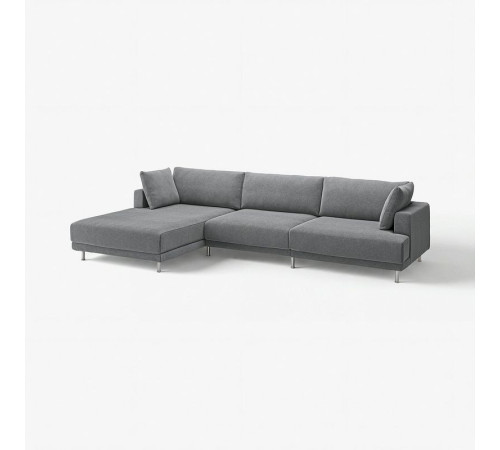 4,5 osobowa sofa modułowa, z szezlongiem, lewy/Johanneshov ciemnoszary UPPÅKRA 696.130.40