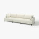 4,5 osobowa sofa modułowa, Axvall kremowy UPPÅKRA 696.140.73