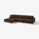 4,5 osobowa sofa modułowa, z szezlongiem, lewy/Samsala ciemnobrązowy UPPÅKRA 696.140.87