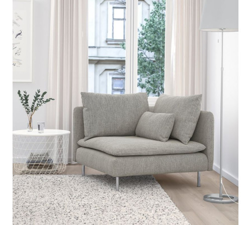 Sekcja narożna, Viarp beż/brąz SÖDERHAMN 793.056.25