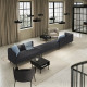 6-osobowa sofa modułowa, Gunnared/ciemnoszary metal LILLEHEM 795.362.06