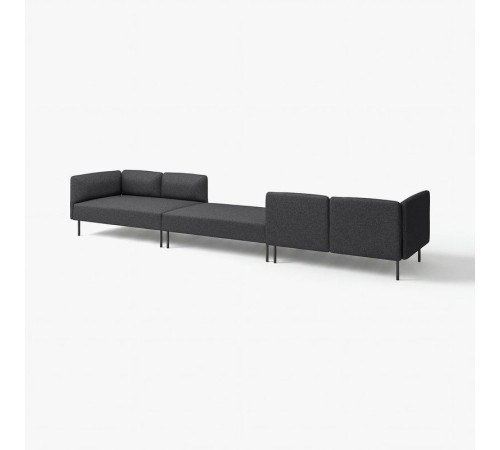 6-osobowa sofa modułowa, Gunnared/ciemnoszary metal LILLEHEM 795.362.06