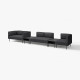 5-os sofa moduł ze stolikiem boczn, Gunnared/ciemnoszary metal LILLEHEM 795.534.65