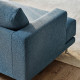 4,5 osobowa sofa modułowa, z szezlongiem, prawy/Axvall ciemny szaroniebieski UPPÅKRA 796.130.49